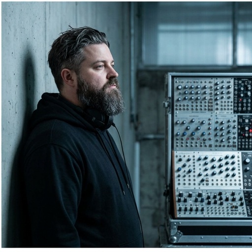Modular synthesizer setup in the Kalus studio